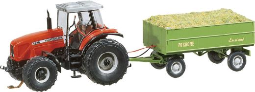 Faller 161536 MF Traktor mit Anhänger (WIKI (Spur H0)