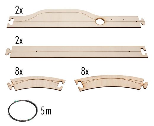 Faller 161900 Laser-Street Basis-Set Straße (Spur H0)