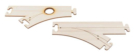 Faller 161939 Laser-Street Abzweigung links (Spur H0)