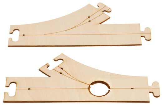 Faller 161940 Laser-Street Abzweigung und E (Spur H0)
