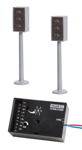 Faller 162060 2 LED-Ampeln mit Elektronik (Spur N)