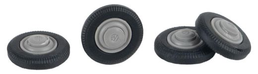 Faller 163120 4 Reifen und Felgen für VW Kä (Spur H0)