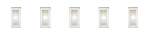 Faller 163750 5 SMD-LEDs, weiß (Spur H0)