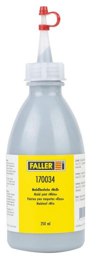 Faller 170034 Modellbaufarbe Weiß, 250 ml (Spur H0)