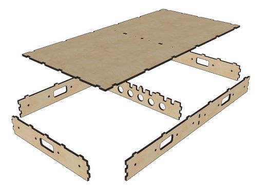 Faller 170100 Anlagenunterbau, 1 m x 0,5 m (Spur H0)