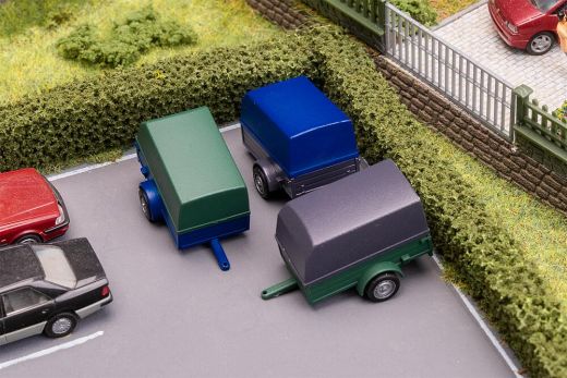 Faller 180012 3 PKW-Anhänger (Spur H0)