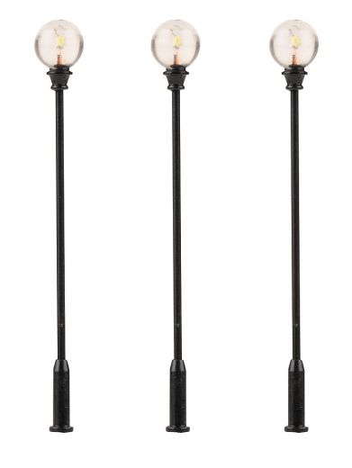 Faller 180104 LED-Parklaternen, Kugel-Aufsa (Spur H0)