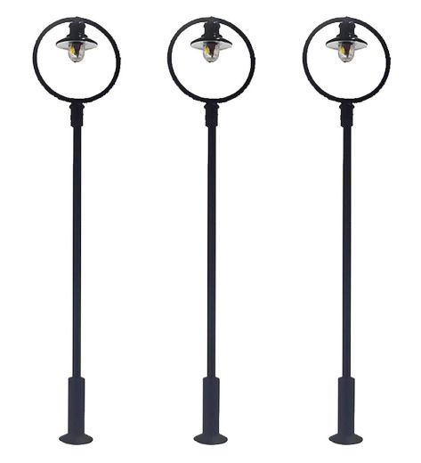 Faller 180105 LED-Parklaternen, Kugel-Hänge (Spur H0)