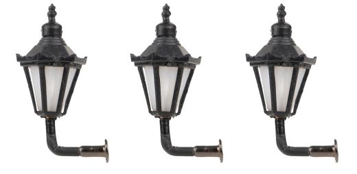 Faller 180111 LED-Wandleuchte, Sechskantlat (Spur H0)