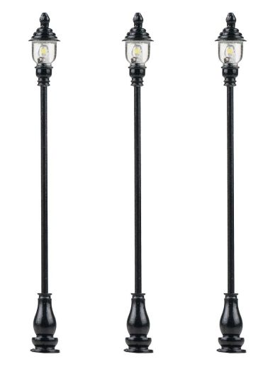 Faller 180116 LED-Parklaterne, warmweiß, 3 (Spur H0)