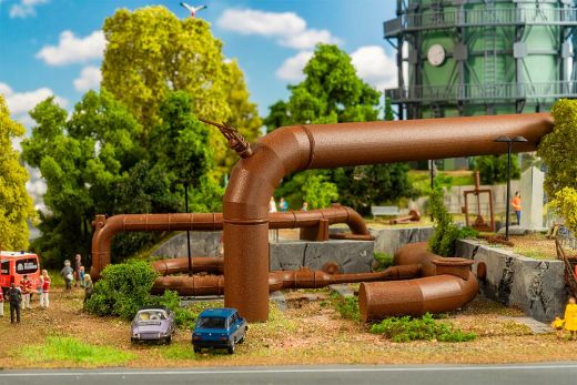 Faller 180328 Großes Rohrleitungs-Set (Spur H0)