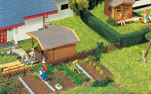 Faller 180402 Zaun-Sortiment, 2 Farben, 108 (Spur H0)