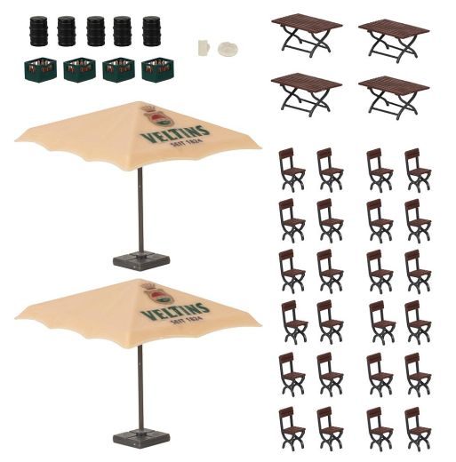 Faller 180437 Biergarten-Set Veltins (Spur H0)