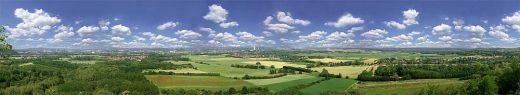 Faller 180518 Modellhintergrund Saartal (Spur H0)