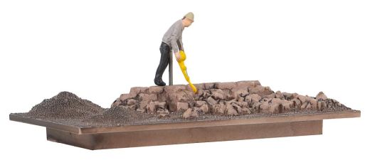Faller 180693 Bauarbeiter mit Kompressor (Spur H0)