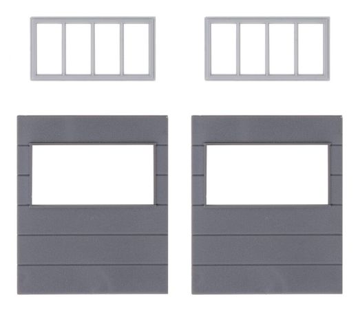 Faller 180891 2 Wandelemente mit horizontal (Spur H0)