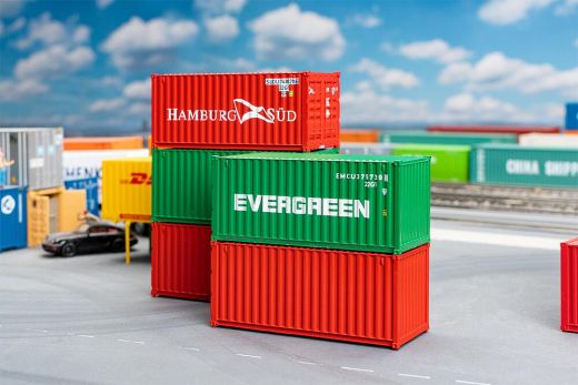 Faller 182051 20 Container, 5er-Set (Spur H0)