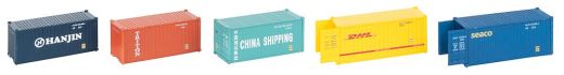 Faller 182057 20 Container, 5er-Set (Spur H0)