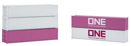 Faller 182152 40 Container ONE, 5er-Set (Spur H0)