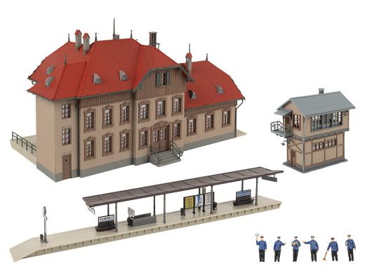 Faller 190035 Aktions-Set Bahnhof Passendor (Spur H0)