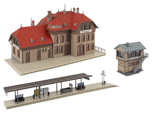 Faller 190035 Aktions-Set Bahnhof Passendor (Spur H0)