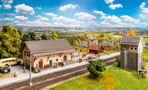Faller 190059 Bahnhof-Set Susch (Spur H0)