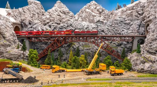 Faller 191776 Eisenbahn-Stahlbrücke (Spur H0)