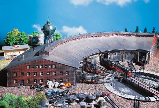 Faller 222118 Ringlokschuppen, 2-ständig (Spur N)