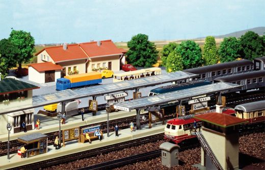 Faller 222119 3 Bahnsteige (Spur N)