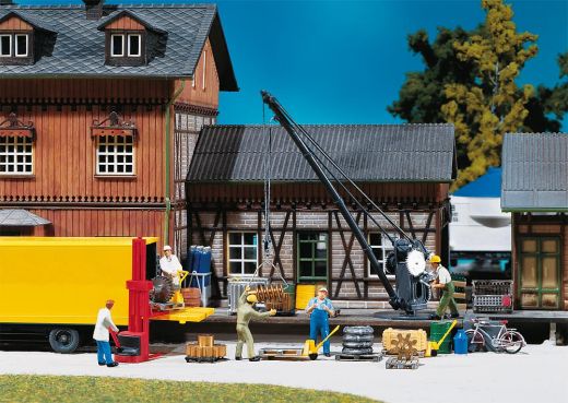 Faller 222176 Verladekran mit Ladegut (Spur N)