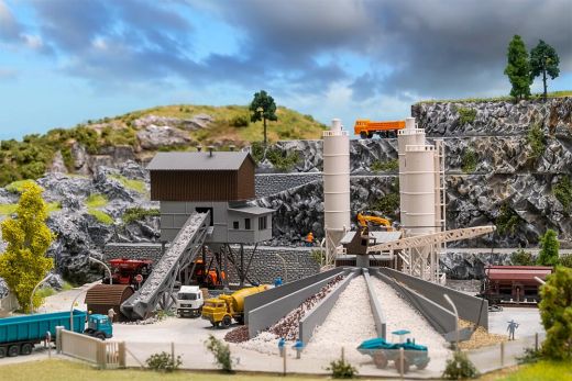 Faller 222228 Betonmischwerk mit Kies-Verla (Spur N)