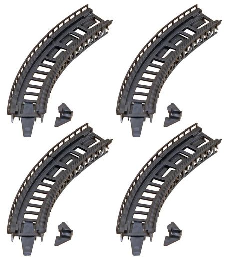Faller 222542 4 Auffahrtsteile, gebogen (Spur N)