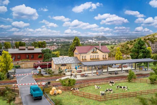 Faller 239007 Aktions-Set Bahnhof Dennenber (Spur N)