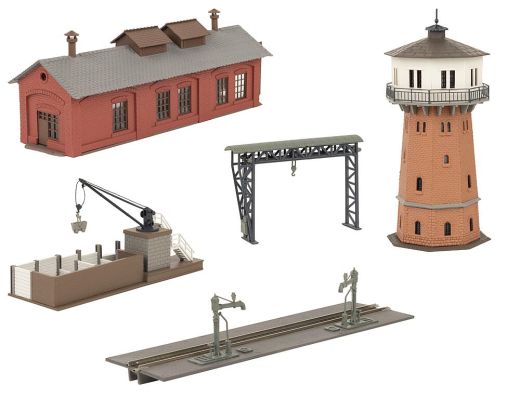Faller 239008 Aktions-Set Bahnbetriebswerk (Spur N)