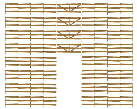Faller 272402 Bonanza-Zaun, 930 mm (Spur N)