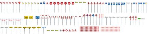 Faller 272449 Verkehrsschilder-Set (Spur N)