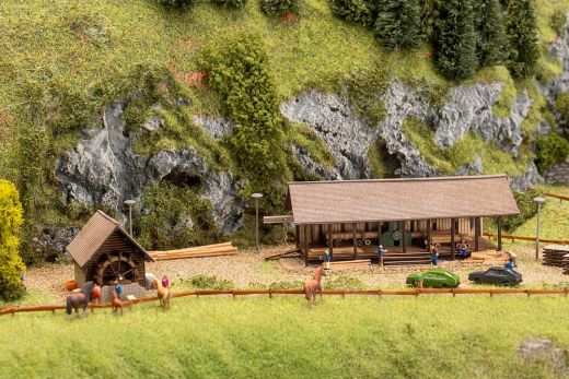 Faller 282756 Sägewerk und Wassermühle (Spur Z Miniclub)