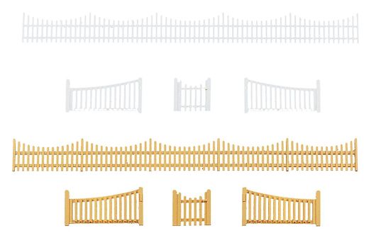 Faller 282840 Gartenzaun, 434 mm (Spur Z Miniclub)
