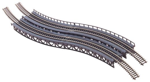 Faller 282905 Auffahrten, gebogen (Spur Z Miniclub)