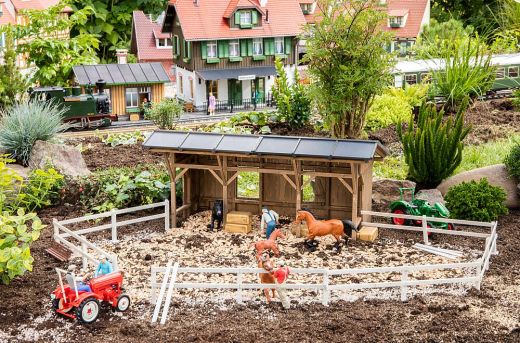 Faller 331146 Pferdeunterstand mit Koppelza (Spur G)