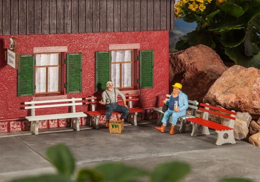 Faller 333221 4 Parkbänke (Spur G)