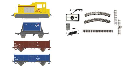 Hornby HJ1062 SNCF Starterset 2achs.Diesellok und 3 W (Spur H0)
