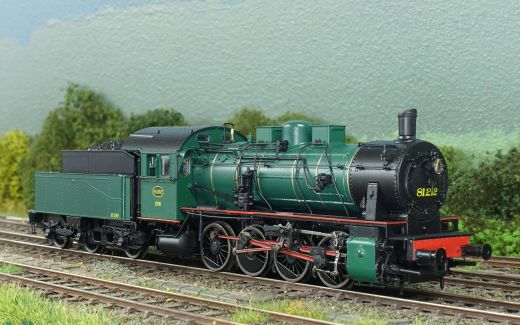 Hornby HJ2403 SNCB, Dampflok BR 81, dunkelgrün, Epo. (Spur H0)