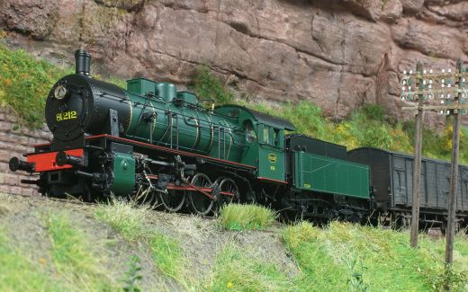 Hornby HJ2403 SNCB, Dampflok BR 81, dunkelgrün, Epo. (Spur H0)