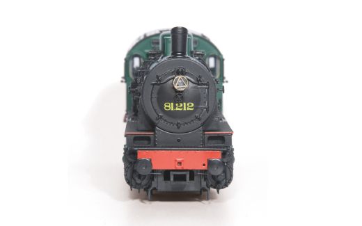 Hornby HJ2403 SNCB, Dampflok BR 81, dunkelgrün, Epo. (Spur H0)