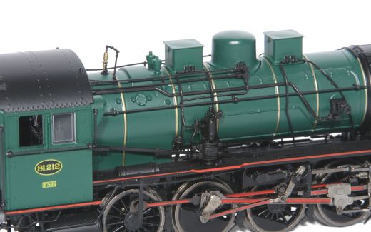 Hornby HJ2403 SNCB, Dampflok BR 81, dunkelgrün, Epo. (Spur H0)