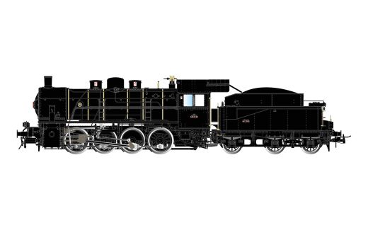 Hornby HJ2417 SNCF, Dampflokomotive 040 D 507 Nord, E (Spur H0)