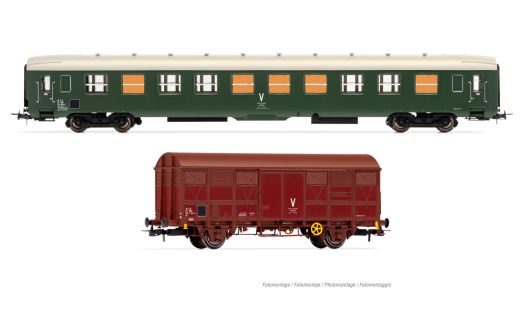 Hornby HJ4148 SNCF, 2tlg.Dienstzug, exB10+G (Spur H0)