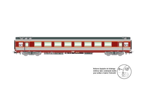 Hornby HJ4170 SNCF, Ergänzugswagen Grand Confort A8u, (Spur H0)