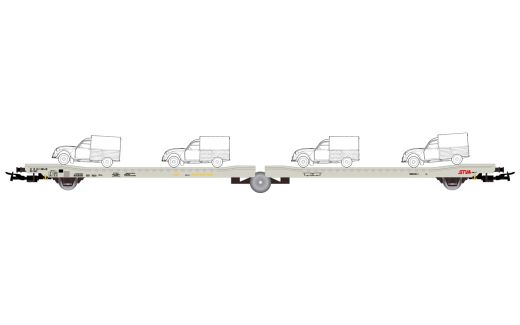 Hornby HJ6205 STVA,3achs.Ladks,grau,4x2CV,LaPoste,Ep. (Spur H0)